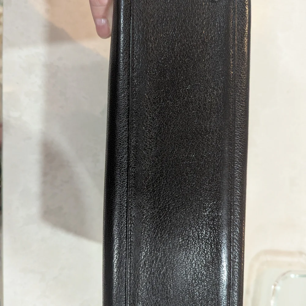 Vintage Paragon Montréal Black Leather Frame Shoulder Bag - Picture 8 of 9